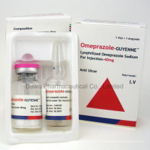 Omeprazol-Guyenne Omeprazol sódico liofilizado de sódio para injeção-40mg doença do refluxo gastroesofágico